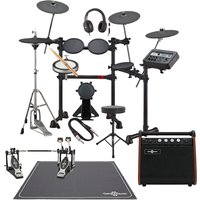 Yamaha DTX6K2-X Electronic Drum Kit w/ Double Pedal Complete Bundle