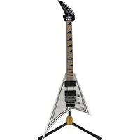 Jackson X Series Rhoads RRX24M Snow White with Black Pinstripes - Ex Demo