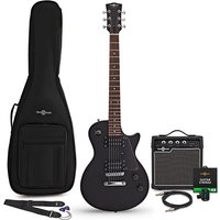 New Jersey Electric Guitar Black 10W Guitar Amp & Accessory Pack