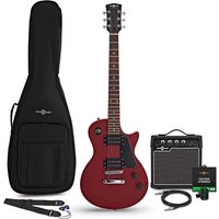 New Jersey Electric Guitar Red 10W Guitar Amp & Accessory Pack
