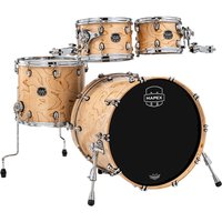 Mapex Saturn VI 22" 4pc Saturn VI Fast Rock Shell Pack Exotic Natural Maple