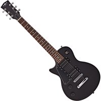 3/4 New Jersey Left Handed Electric Guitar by Gear4music Black