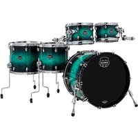 Mapex Saturn VI 22" 5pc Saturn VI Studioease Shell Pack Marine Teal Burst