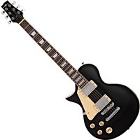 New Jersey Left Handed Electric Guitar by Gear4music Black (2024 Model)