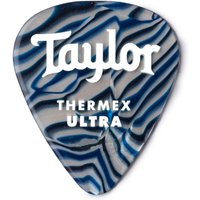 Taylor Premium 351 Thermex Ultra Picks Blue Swirl 1.25mm 6 Pack