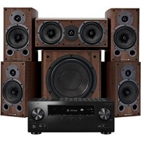 Pioneer VSX-935 AV Receiver & Wharfedale Diamond 9.1 5.1 Speaker Package Walnut