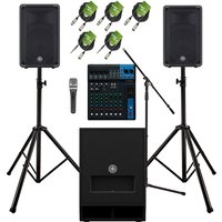 Yamaha DBR10 Complete PA System Bundle