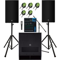 Yamaha DZR15 Complete PA System Bundle