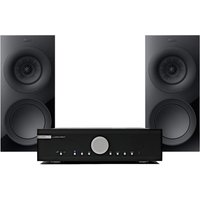 Musical Fidelity M6si Amplifier & KEF R3 Meta Bookshelf Speakers Hi-Fi Bundle Black