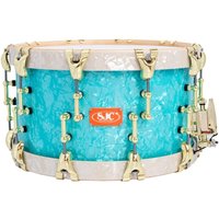 SJC Drums 14 x 8" Custom Snare Aqua & Aged White Pearl