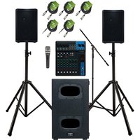 QSC CP8 Complete PA System Bundle