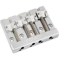 Fender HiMass 4-String Bass Bridge Assembly With Zinc Saddles Chrome