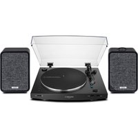 Audio Technica AT-LP3XBT Turntable & Ruark Audio MR1 MK3 Bookshelf Speaker Bundle Black
