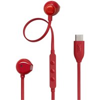 JBL Tune 305C USB-C Wired Earbuds Red