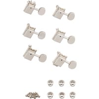 Fender Vintage-Style Strat/Tele Tuners Nickel (6)