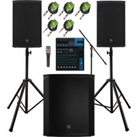 Electro-Voice EKX-15P Complete PA System Bundle
