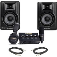 M-Audio BX5BT and M-Track Duo HD Complete Home Recording Bundle