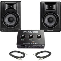 M-Audio BX5BT and M-Track Solo 2 Home Studio Bundle