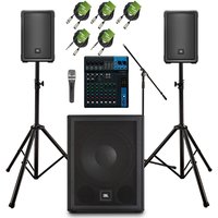 JBL IRX108BT Complete PA System Bundle