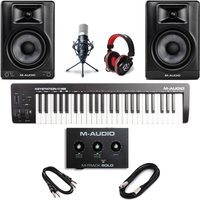 M-Audio Home Studio Monitors & Recording Bundle for Producers