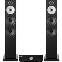 Musical Fidelity M6si Amplifier & Bowers & Wilkins 603 S3 Floorstanding Speakers Hi-Fi Bundle Black