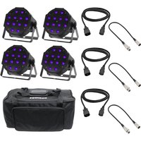 Equinox MaxiPar UV Slim Par Can & Carry Bag Bundle