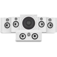 Bowers & Wilkins 606 & 607 S3 Surround Sound Speaker Package with ASW610 Subwoofer White
