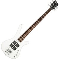 Warwick RockBass Corvette $$ 5 String Bass Solid White High Polish