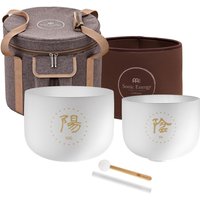 Meinl Sonic Energy 2-piece TCM Crystal Singing Bowl Yin & Yang Set