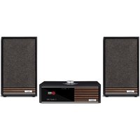 Ruark R610 Integrated Music System with Sabre-R Bookshelf Speakers (Pair) Charcoal