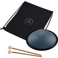 Meinl Sonic Energy 10" Compact Steel Tongue Drum C Minor 8 Notes 432 Hz Navy Blue