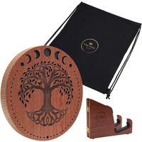 Meinl Sonic Energy 12" Rain Disk Stream Sound Moon Phases & Tree of Life Carving