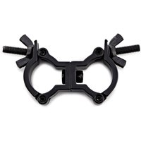 Double Half Coupler Clamp by Gear4music 32-35mm Black