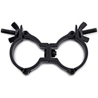 Double Half Coupler Clamp by Gear4music 48-51mm Black