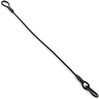 Lighting Safety Rope in Black by Gear4music 600mm 15kg SWL