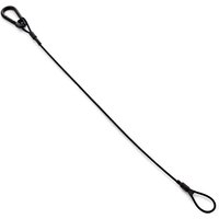 Lighting Safety Rope in Black by Gear4music 500mm 5kg SWL