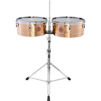 Meinl Percussion Artist Series Patricio "El Chino" Diaz Signature 14" & 15" Timbales Bronze