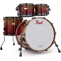 Pearl Masterworks 22 4pc Shell Pack Red Fade over Eucalyptus