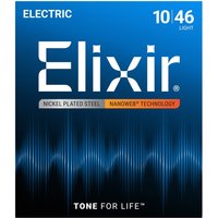 Elixir 12052 NANOWEB Light Electric Guitar Strings 10-46