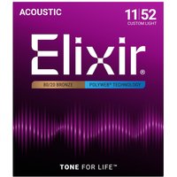 Elixir 11025 POLYWEB Custom-Light Akustik-Saiten 11-52