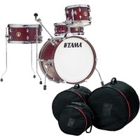 Tama Club-JAM Shell Pack w/ Cymbal Holder & Bag Set Satin Burgundy Elm