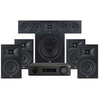 JBL MA510 AV Receiver & JBL Stage 250B 5.1 Speaker Package Black