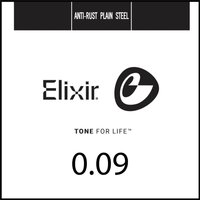 Elixir 13009 Stahl-Einfachsaite .009