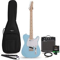 Knoxville Electric Guitar Blue 10W Guitar Amp & Accessory Pack