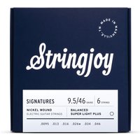 Stringjoy Signatures Balanced Super Light Plus Gauge (9.5-46) Nickel Wound Electric Guitar Strings