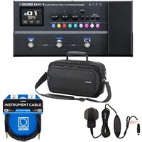 Boss GX-1 Compact Multi Effects Processor Bundle
