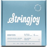 Stringjoy Orbiters Balanced Medium Gauge (11-50) Coated Nickel Wound Electric Guitar Strings