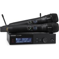 Shure SLXD+ Dual Wireless Handheld Microphone System with Nexadyne NXN8/C S50