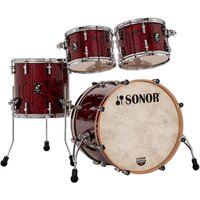 Sonor Momentum 20" 4pc Maple Shell Pack Red Pearl - Free 10 Tom