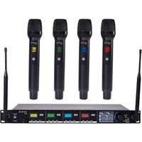 Citronic TU4 Quad Handheld Wireless Microphone System